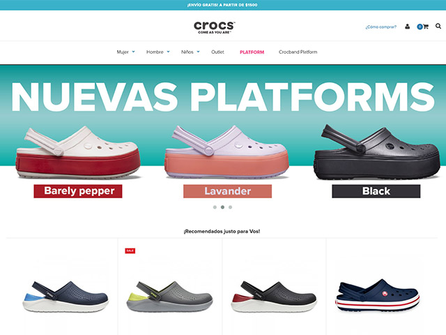 Crocs Web & Mobile